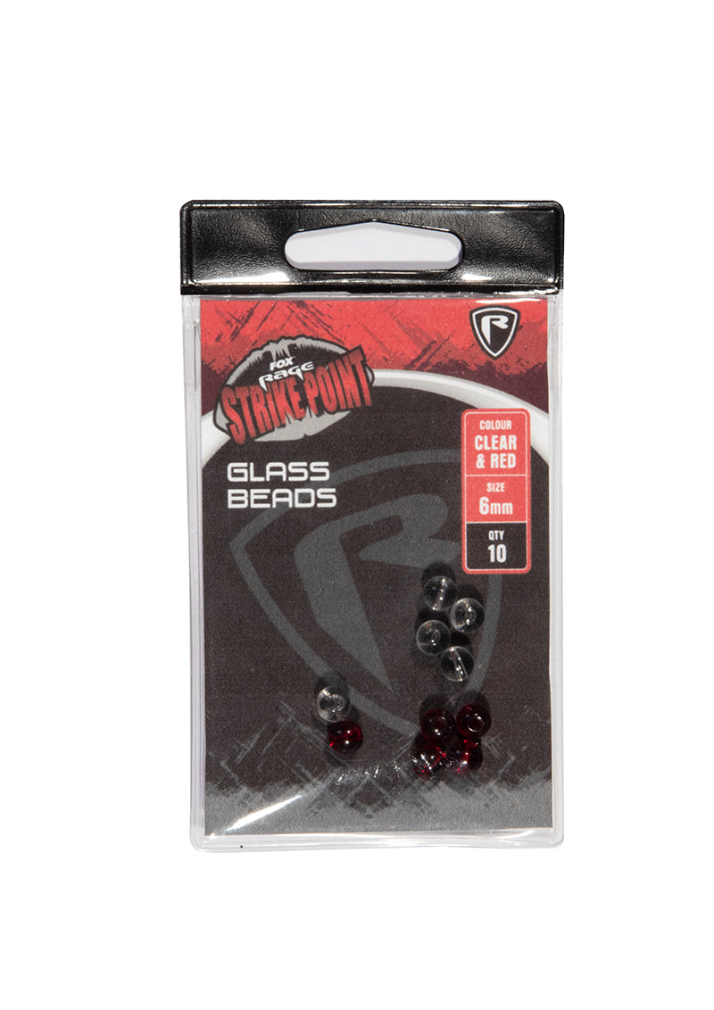 Perles De Verre Fox Rage Clear And Red