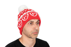 Bonnet Fox Rage Voyager Red And White Bobble