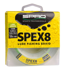 Tresse Spro Spex8 Braid Lime Green 150m
