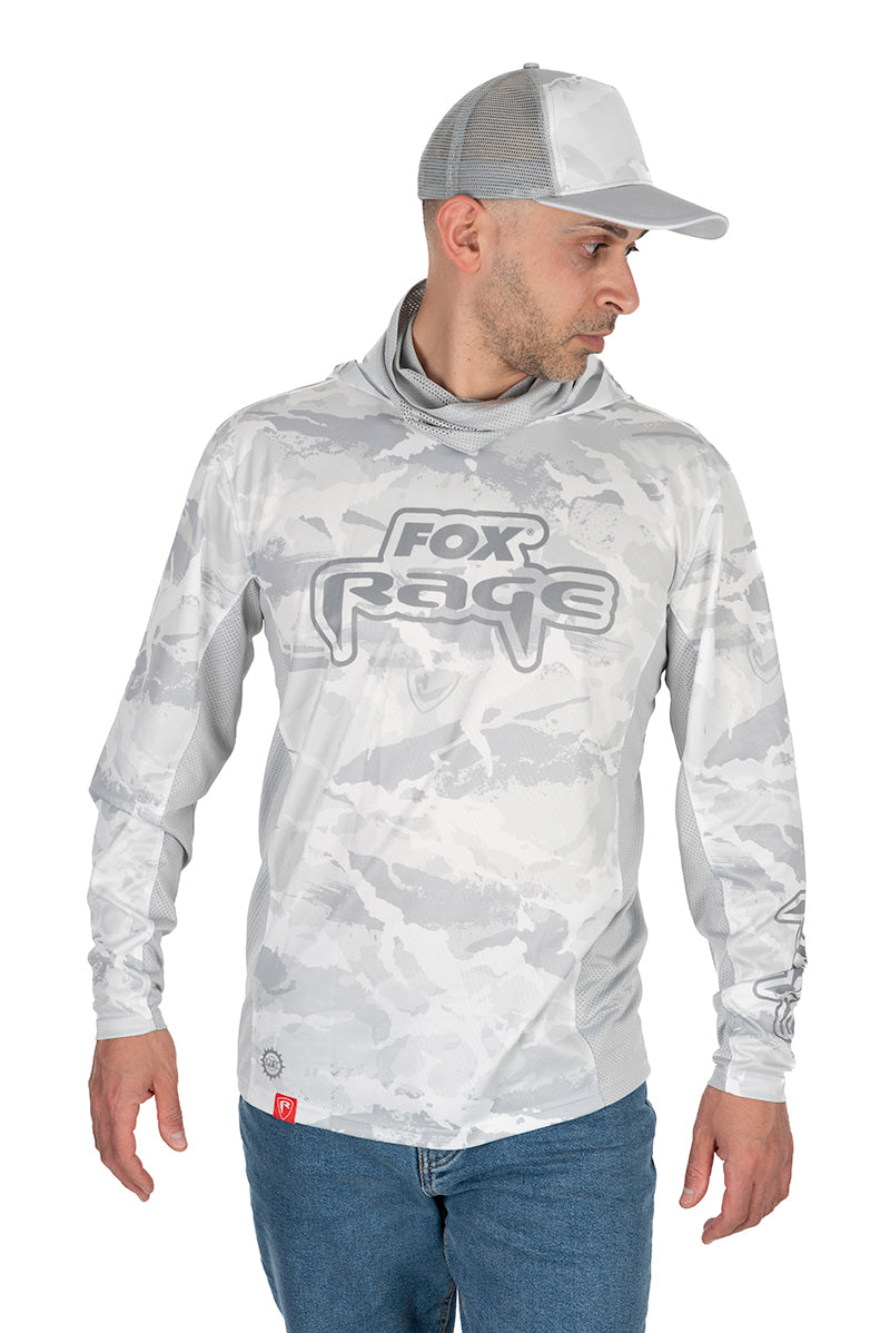 T-shirt Anti UV Fox Rage Performance Hooded